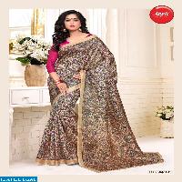 apple madhu bani Wholesale khadi silk printed Saree